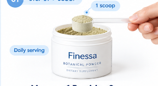 Measure 1 Precision Scoop with Finessa Botanical Powder Tub