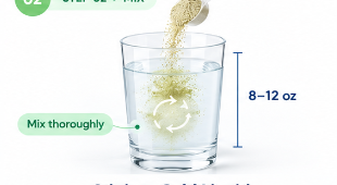 Stir Finessa into 8-12 oz Cold Liquid